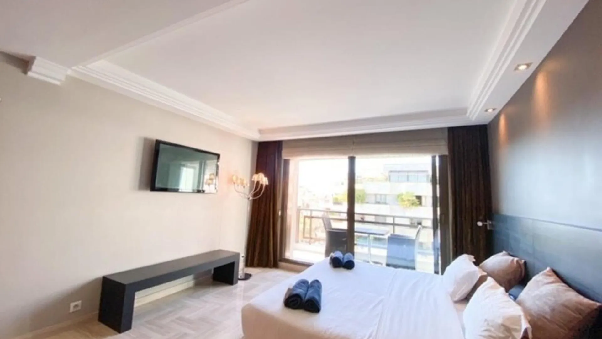 公寓 Cannes Gray D'Albion Studio Quiet Terrace City Center Near Beach