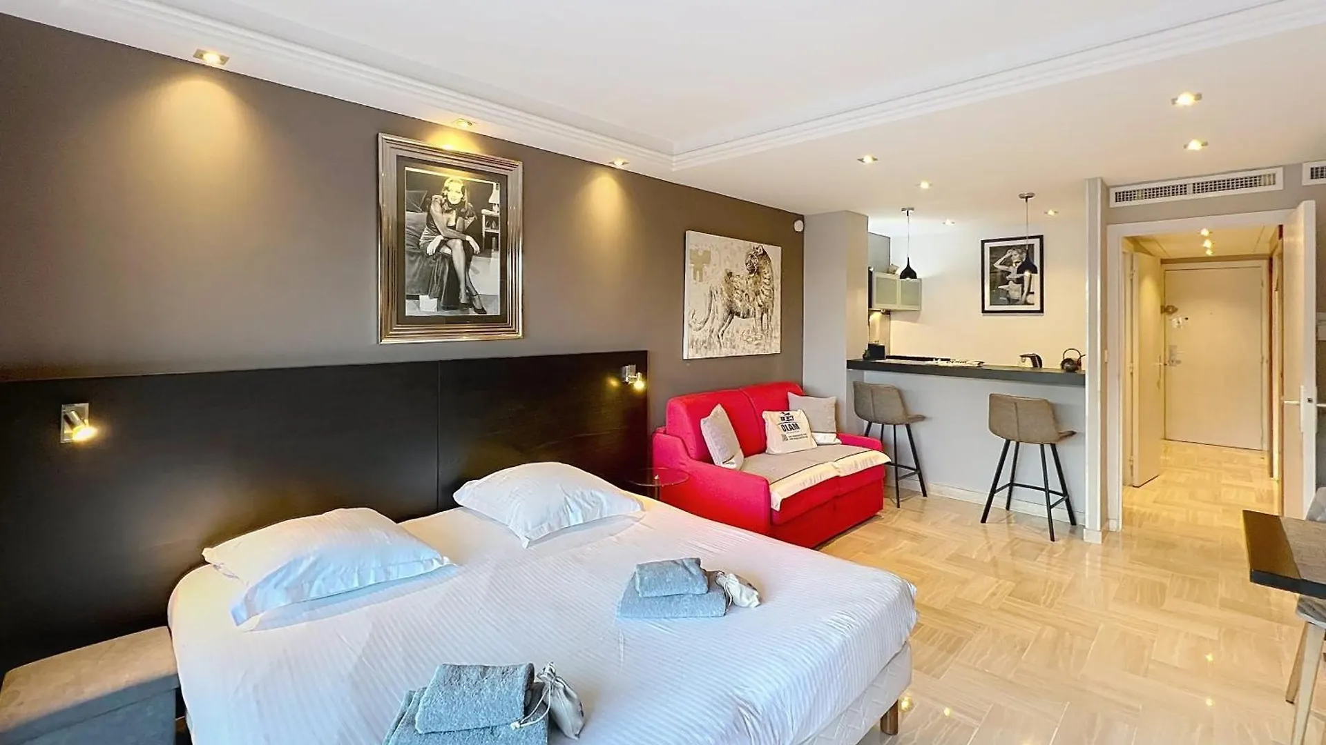 Apartman Cannes Gray D'Albion Studio Quiet Terrace City Center Near Beach