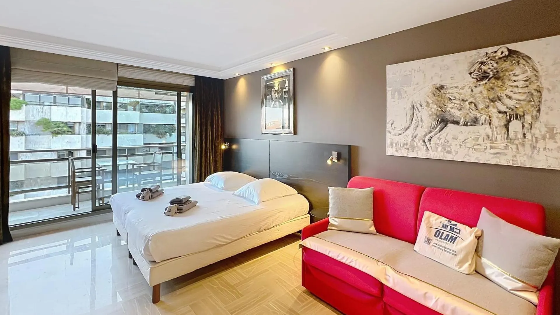 Cannes Gray D'Albion Studio Quiet Terrace City Center Near Beach